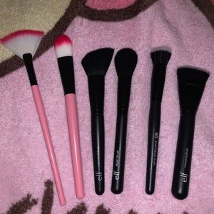 ELF Face Makeup Brush Bundle Lot